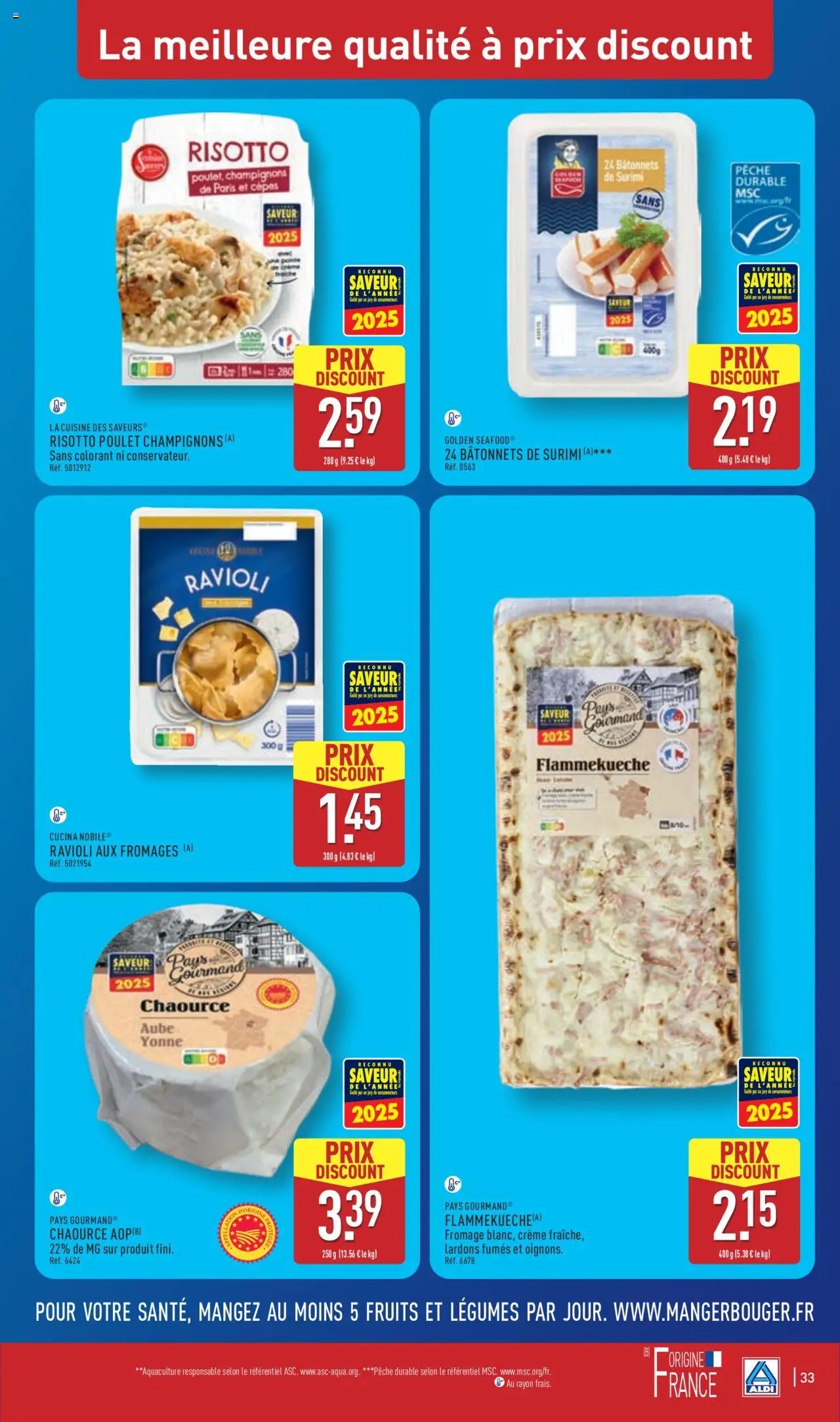  | Page: 35 | Produits: Pêche, Lardons, Fromage, Crème