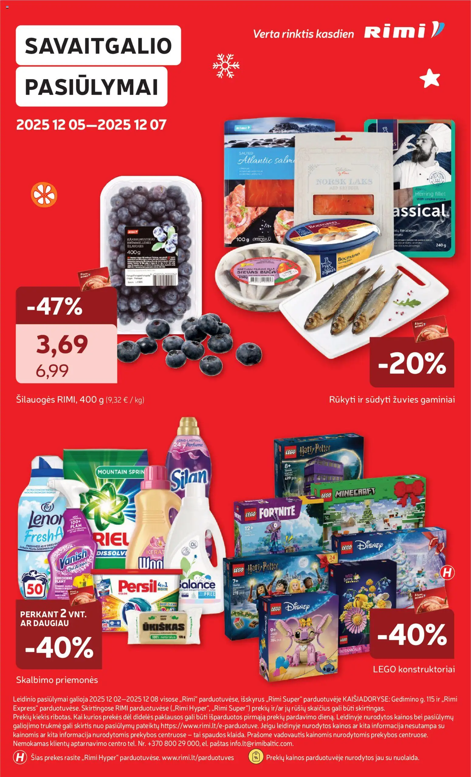 Rimi akcijos nuo 02.12.2025 | Puslapis: 38 | Prekių: Šilauogės