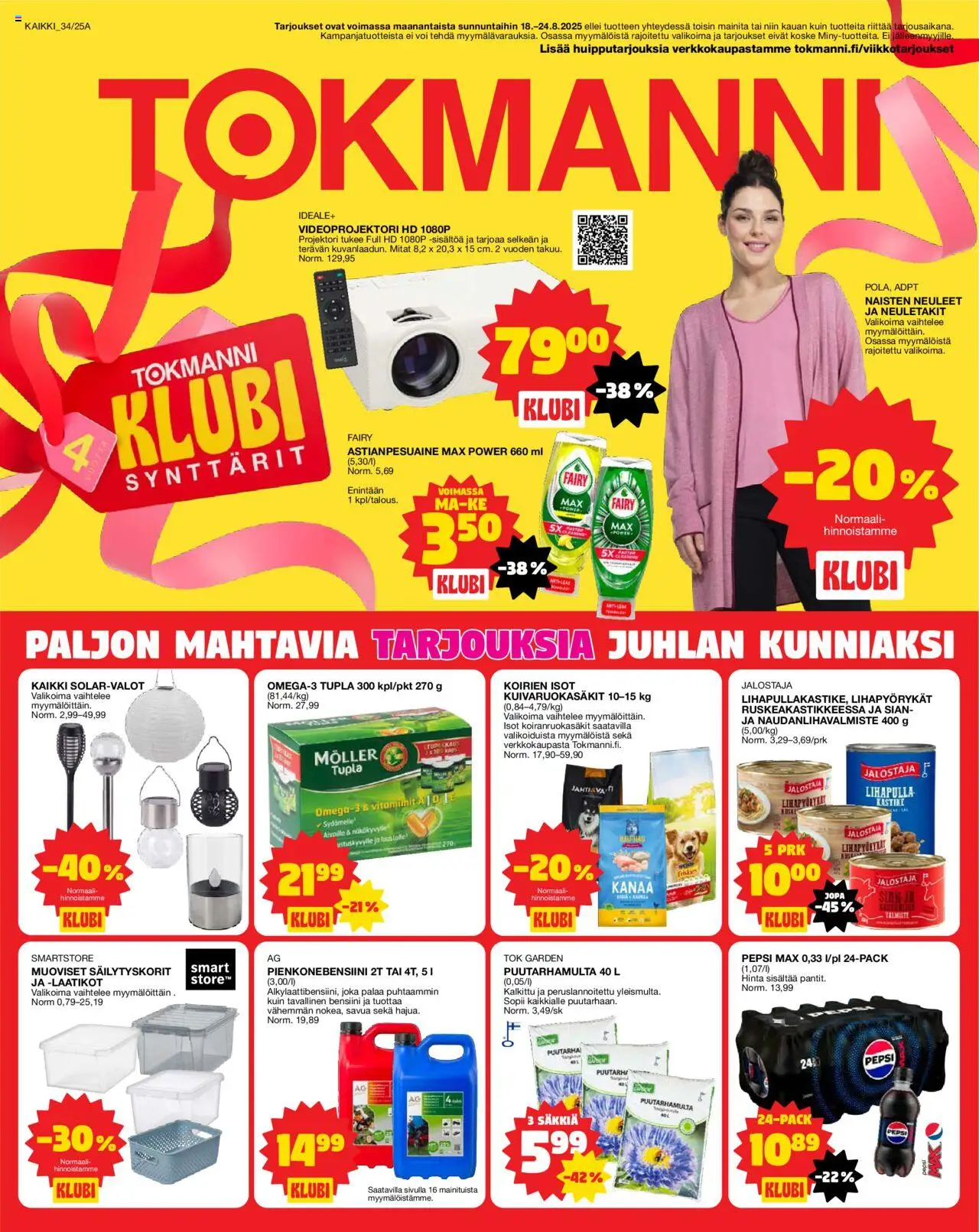  | Sivu: 1 | Tuotteet: Astianpesuaine, Voi, Pepsi