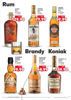 Náhled letáku Kaufland Polsko leták - Barek od 19.03.2026 | Strana: 19 | Produkty: Rum, Brandy, Captain Morgan, Hennessy