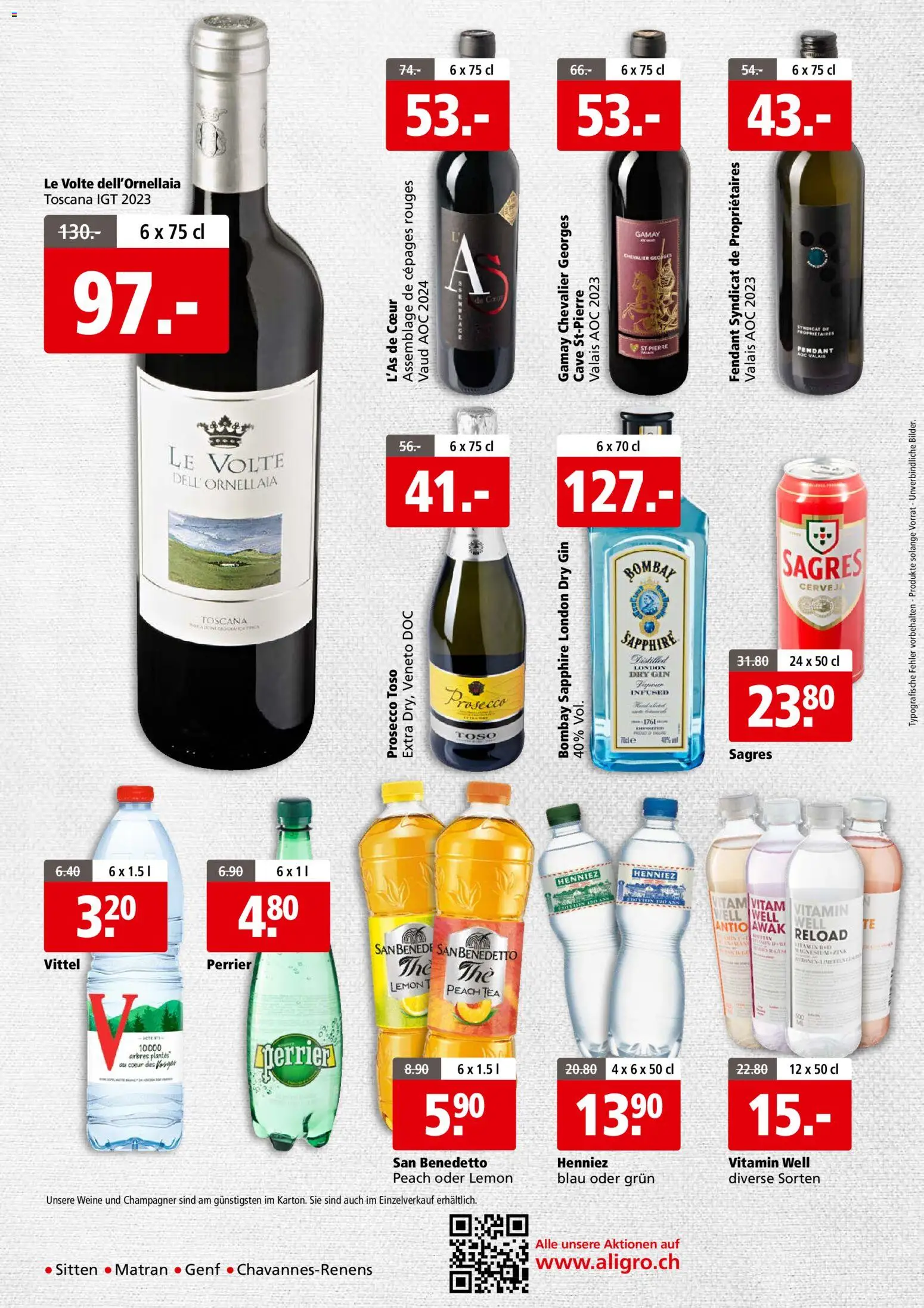 Aligro Aktionen Business - Chavannes, Matran, Genf, Sitten – gültig ab 17.11.2025 | Seite: 4 | Produkte: Gin