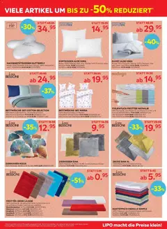 Lipo Aktionen -50% ab 09.12.2025 gültig | Seite: 15 | Produkte: Decke, Kopfkissen