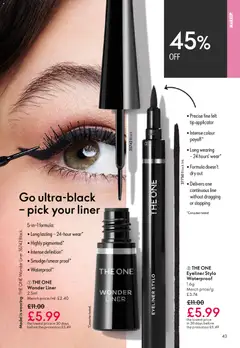 Preview of Oriflame - Offers valid from 15.04.2026 | Page: 43 | Products: Eyeliner