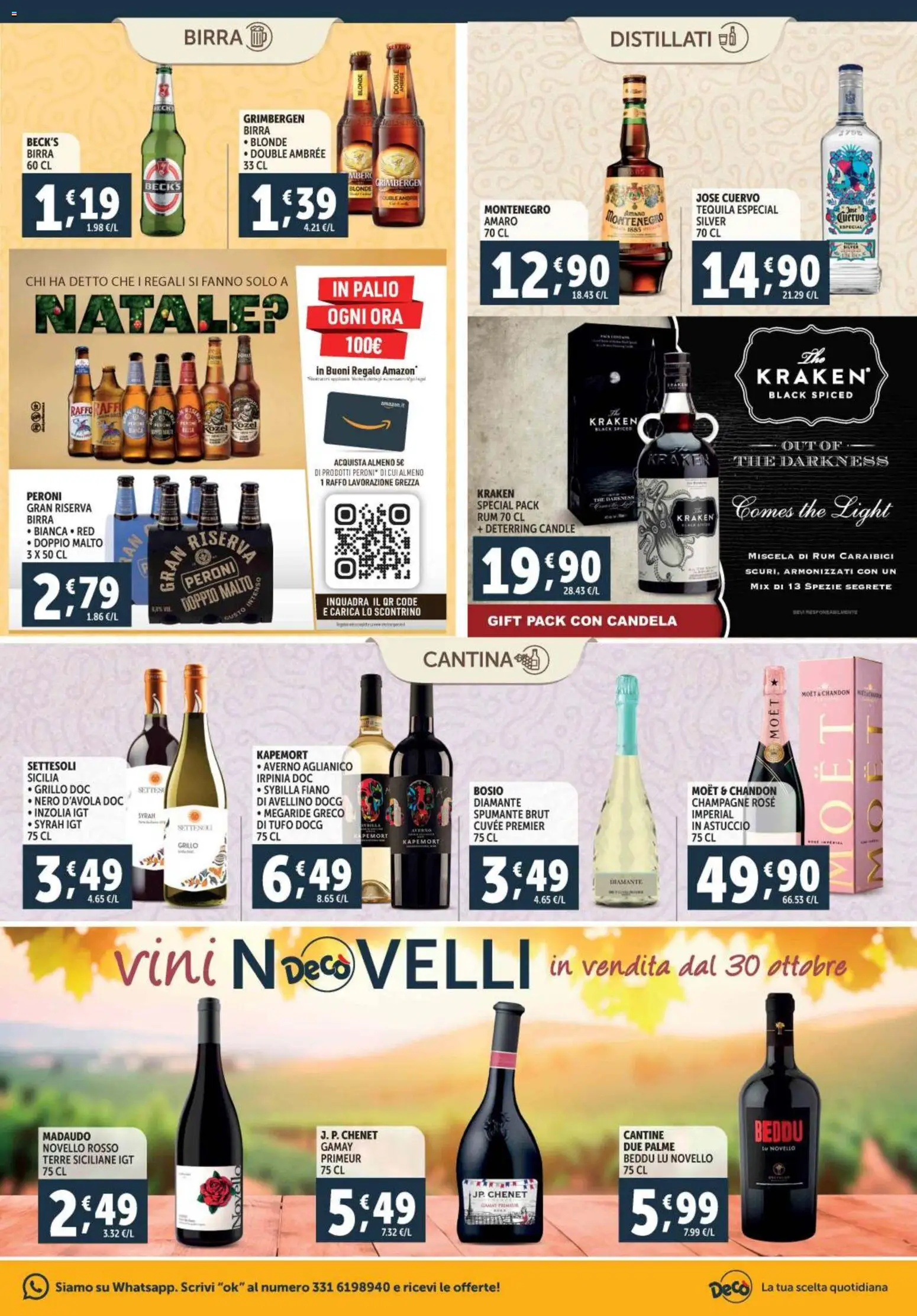 Volantino Decò del 28.10.2025 | Pagina: 17 | Prodotti: Birra, The, Spumante, Champagne