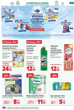 Ofertele Carrefour valabile de la 25.02.2026 | Pagină: 41 | Produse: Lavete, Absorbante