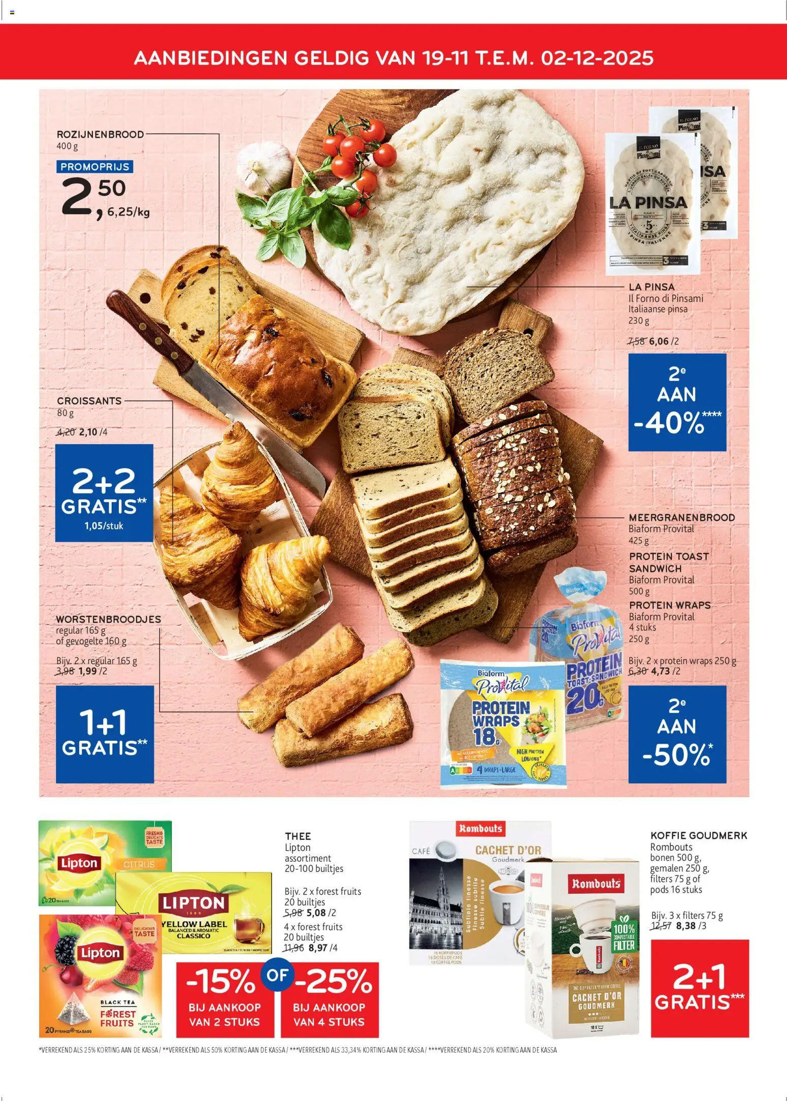 {H1} | Pagina: 6 | Producten: Sandwich, Thee, La, Koffie