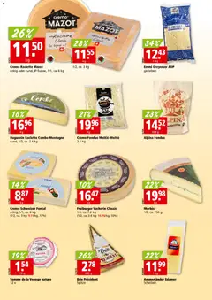Aligro Aktionen ab 26.12.2025 gültig | Seite: 20 | Produkte: Edamer, Raclette, Fondue