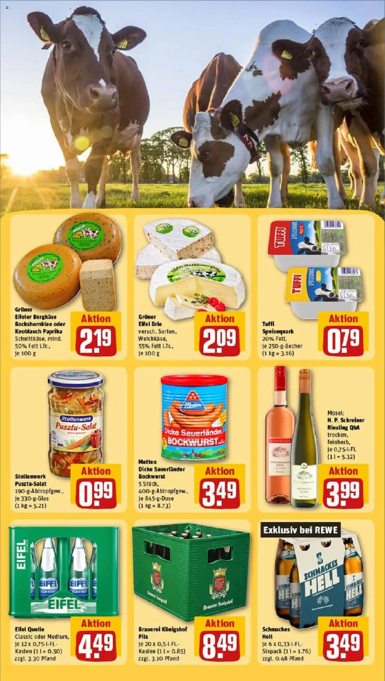 Rewe prospekt Selfkant / Tüddern	 - gültig ab dem 29.06.2025 | Seite: 27 | Produkte: Bockwurst, Dicke sauerlander bockwurst, Pils, Paprika