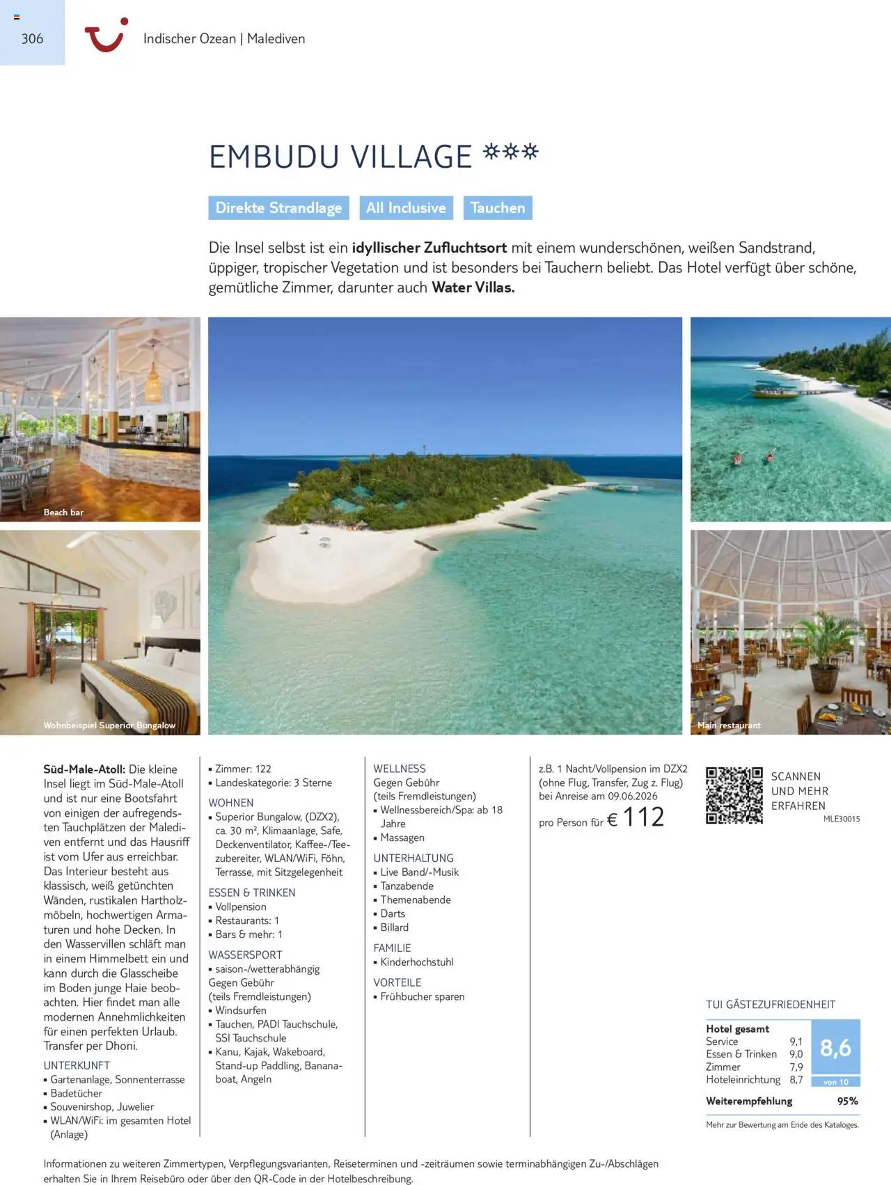 TUI Prospekt  Asien, Afrika, Orient & Indischer Ozean 2025/26 	 – gültig ab 01.11.2025 | Seite: 306