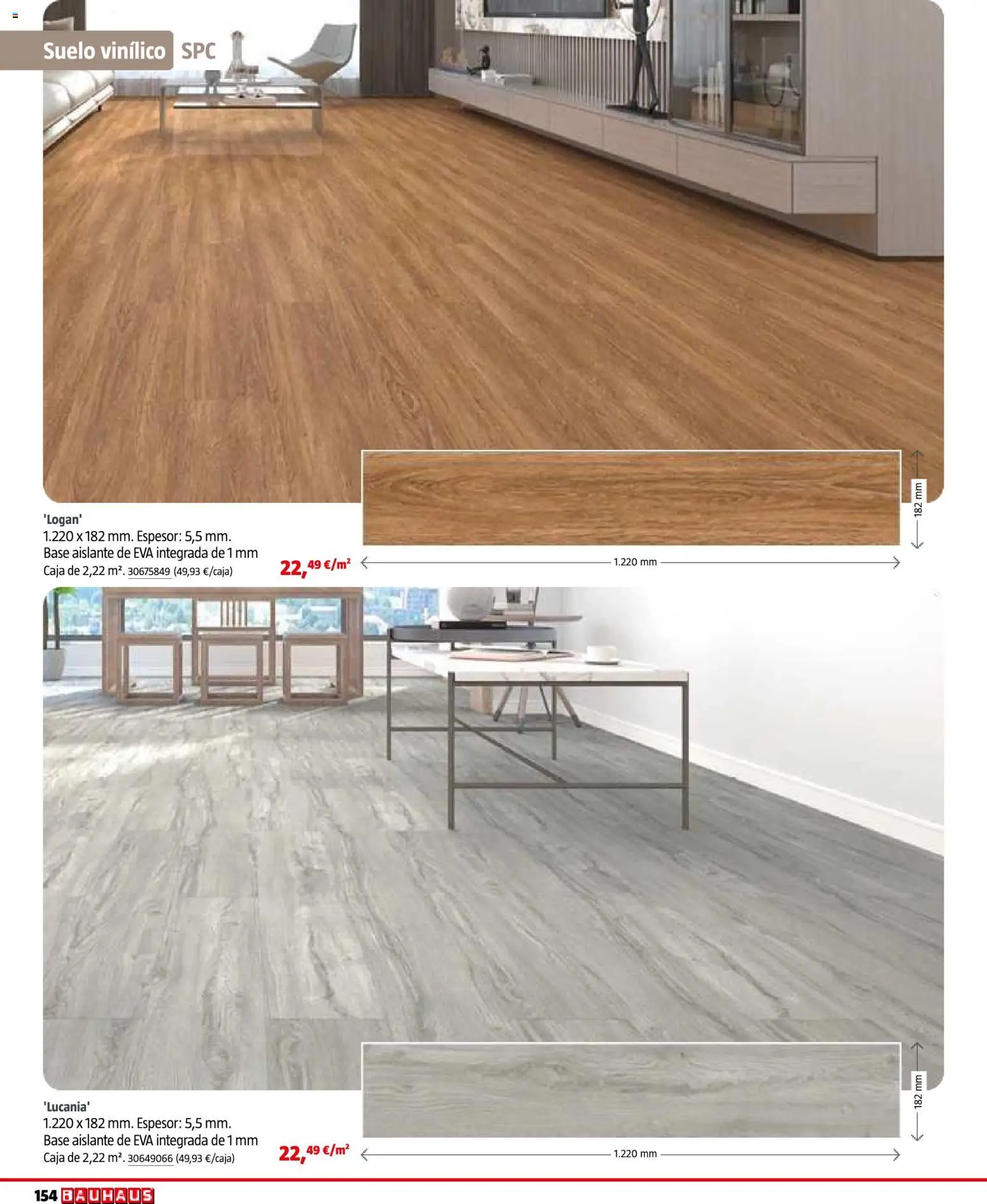 Bauhaus - Suelos y revestimientos │ válido desde el 24.02.2026 | Página: 154 | Productos: Caja