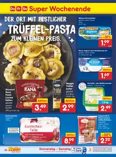 Netto Marken-Discount Prospekt 	 ab 15.12.2025 gültig | Seite: 44 | Produkte: Butter, Joghurt, Kaninchen, Pasta
