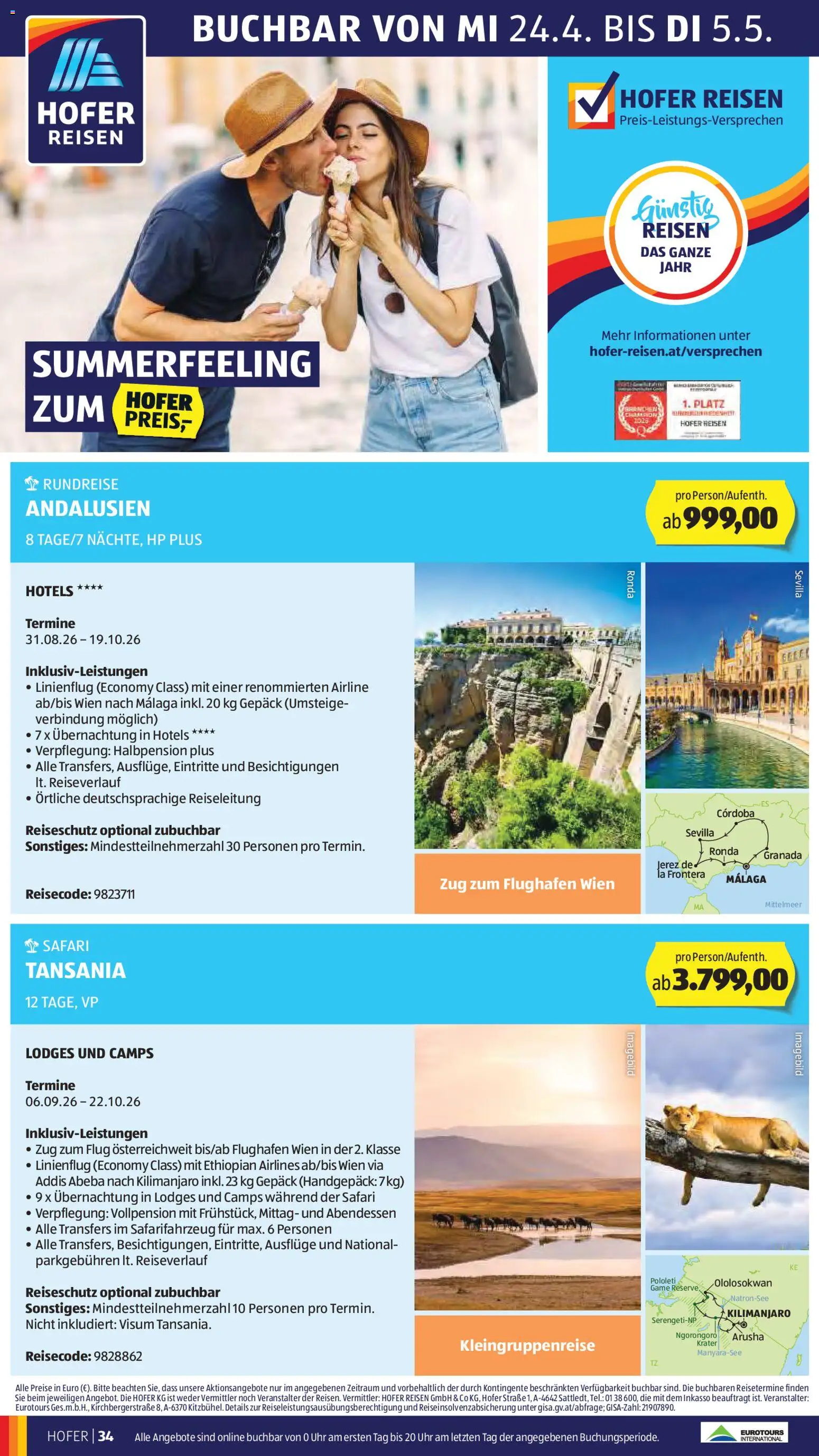 Hofer Flugblatt gültig ab 22.04.2026 | Seite: 38 | Produkte: Uhr