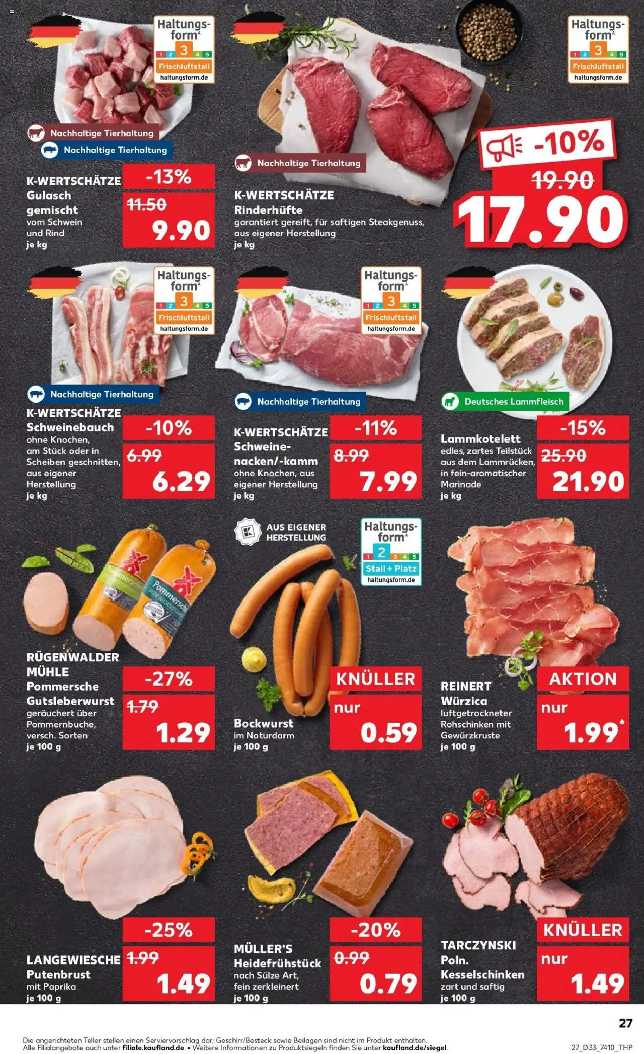 Kaufland prospekt Braunschweig	 - gültig ab dem 18.08.2025 | Seite: 48 | Produkte: Bockwurst, Mühle, Paprika, Gulasch