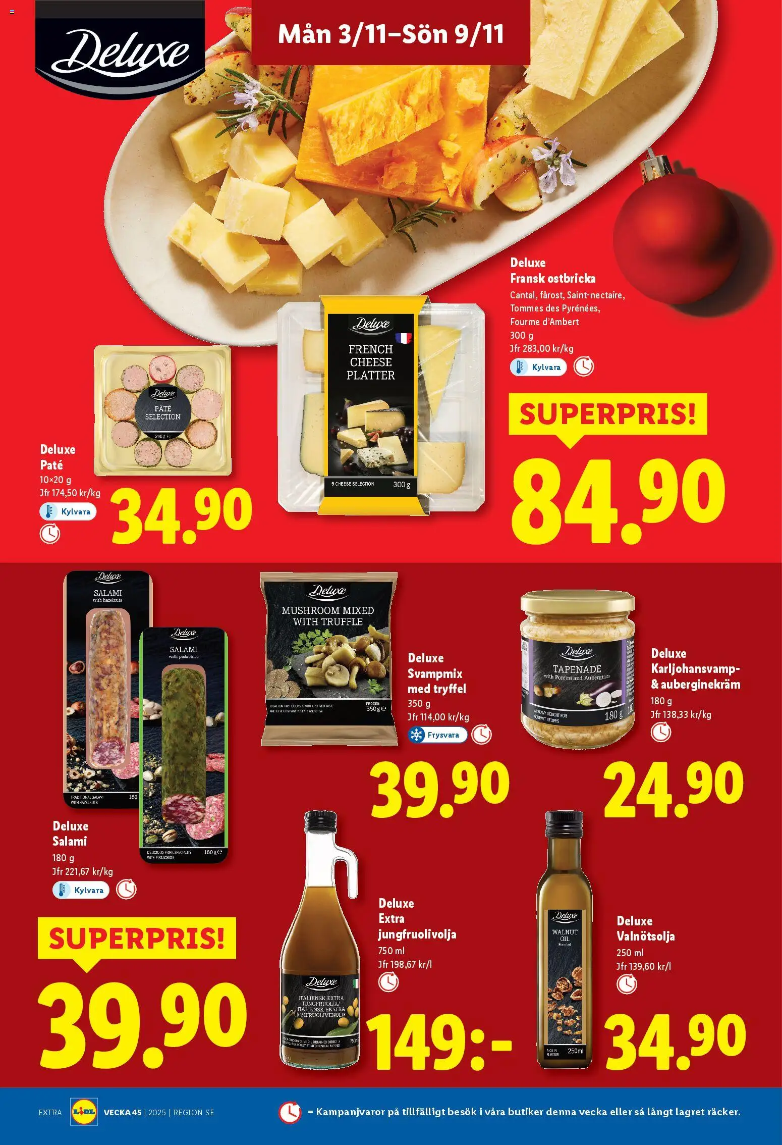 Lidl reklamblad aktuell från 03.11.2025 | Sida: 13 | Produkter: Tapenade, Salami