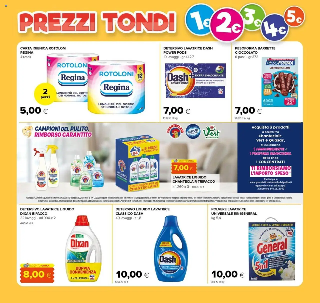 Volantino Oasi del 09.10.2025 | Pagina: 9 | Prodotti: Cioccolato, Ammorbidente, Latte, Lavatrice