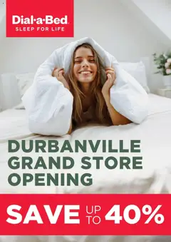 Preview of Dial-a-Bed specials valid from 01.07.2025
