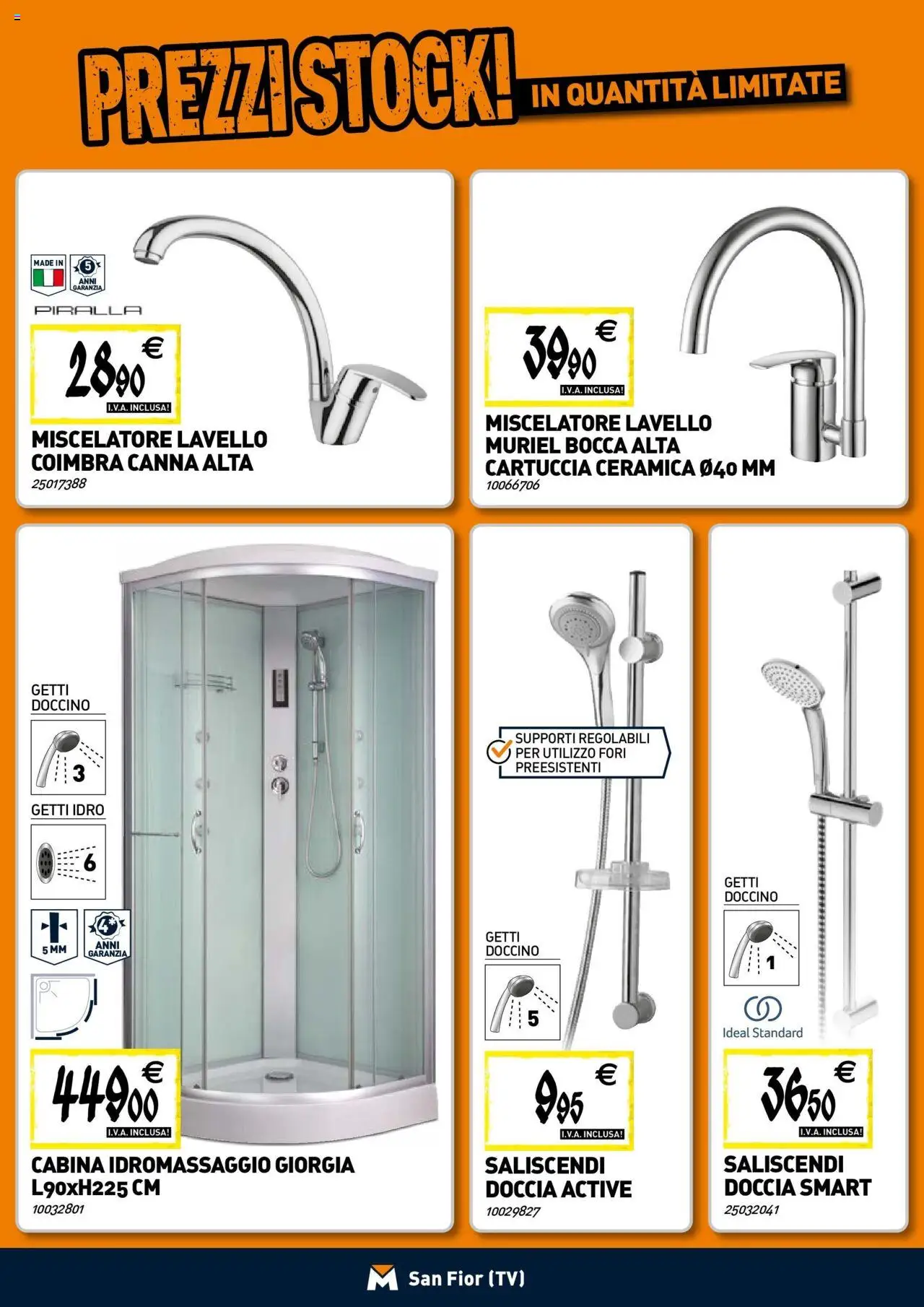 Volantino TECNOMAT del 30.07.2025 | Pagina: 3 | Prodotti: Lavello, TV, Miscelatore, Doccia