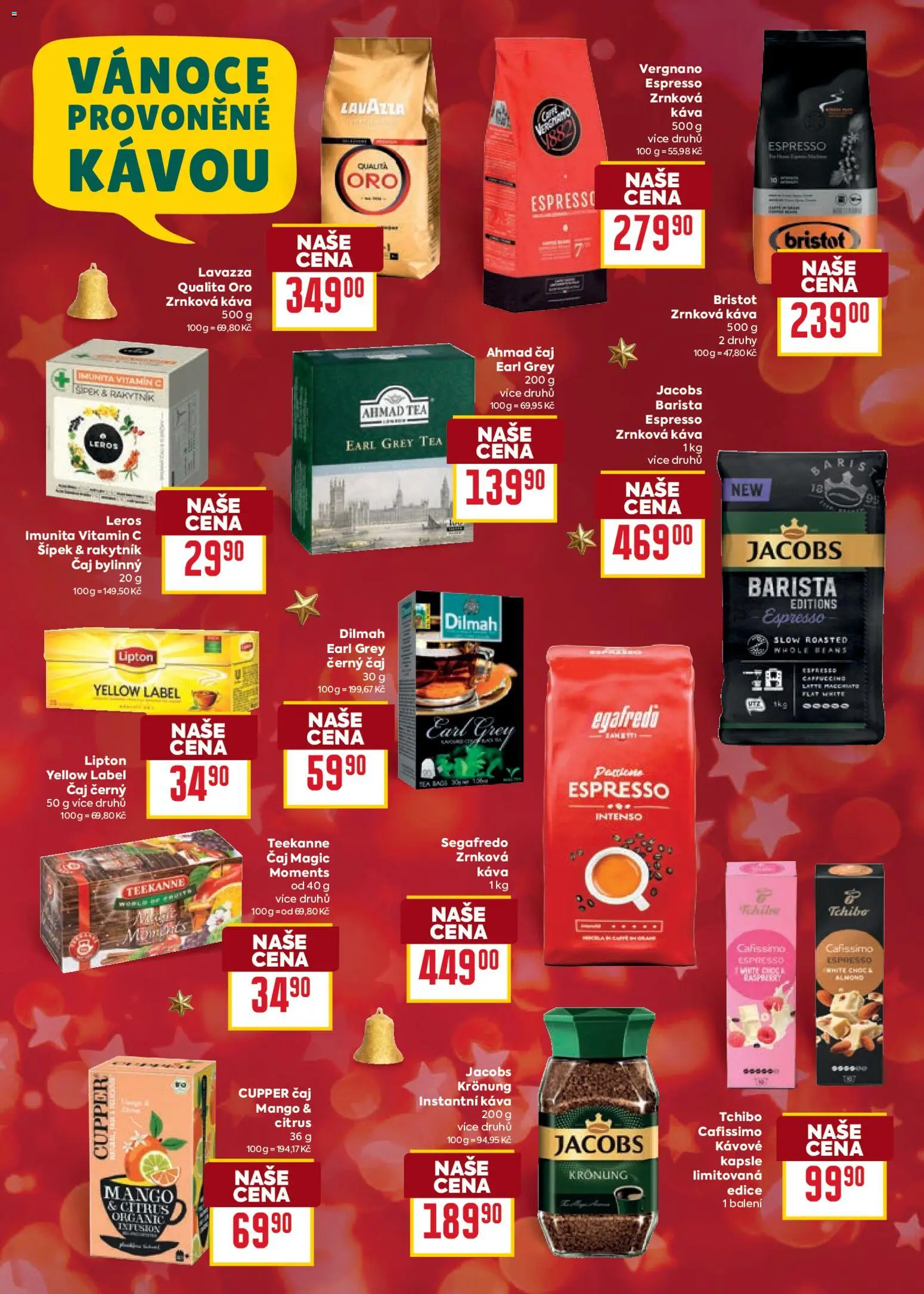 Billa leták - Delikatesy od 03.12.2025 | Strana: 15 | Produkty: Vitamin c, Kapsle, Tchibo, Segafredo