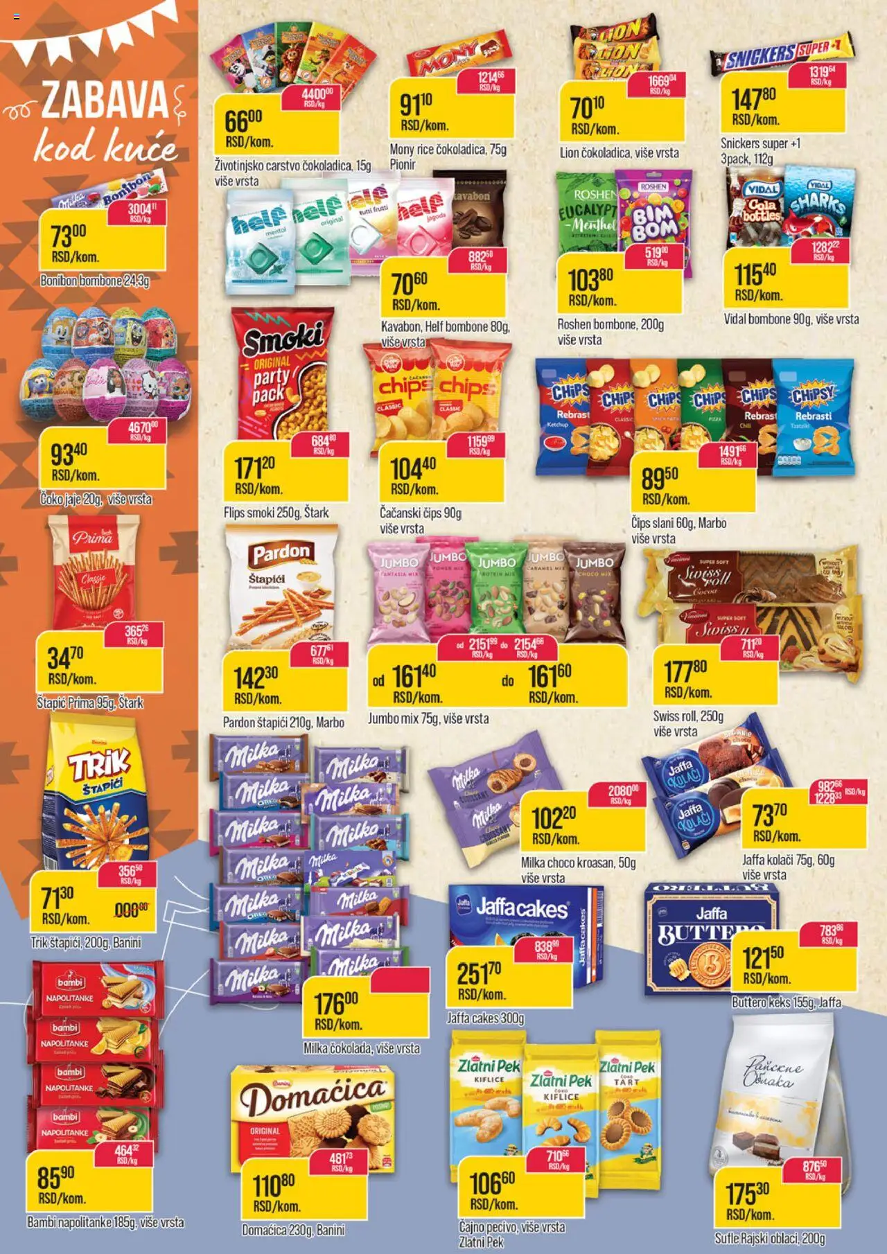 Zlatan Trag katalog - važi od 10.09.2025 | Strana: 8 | Proizvode: Milka, Jagoda, Domaćica, Napolitanke
