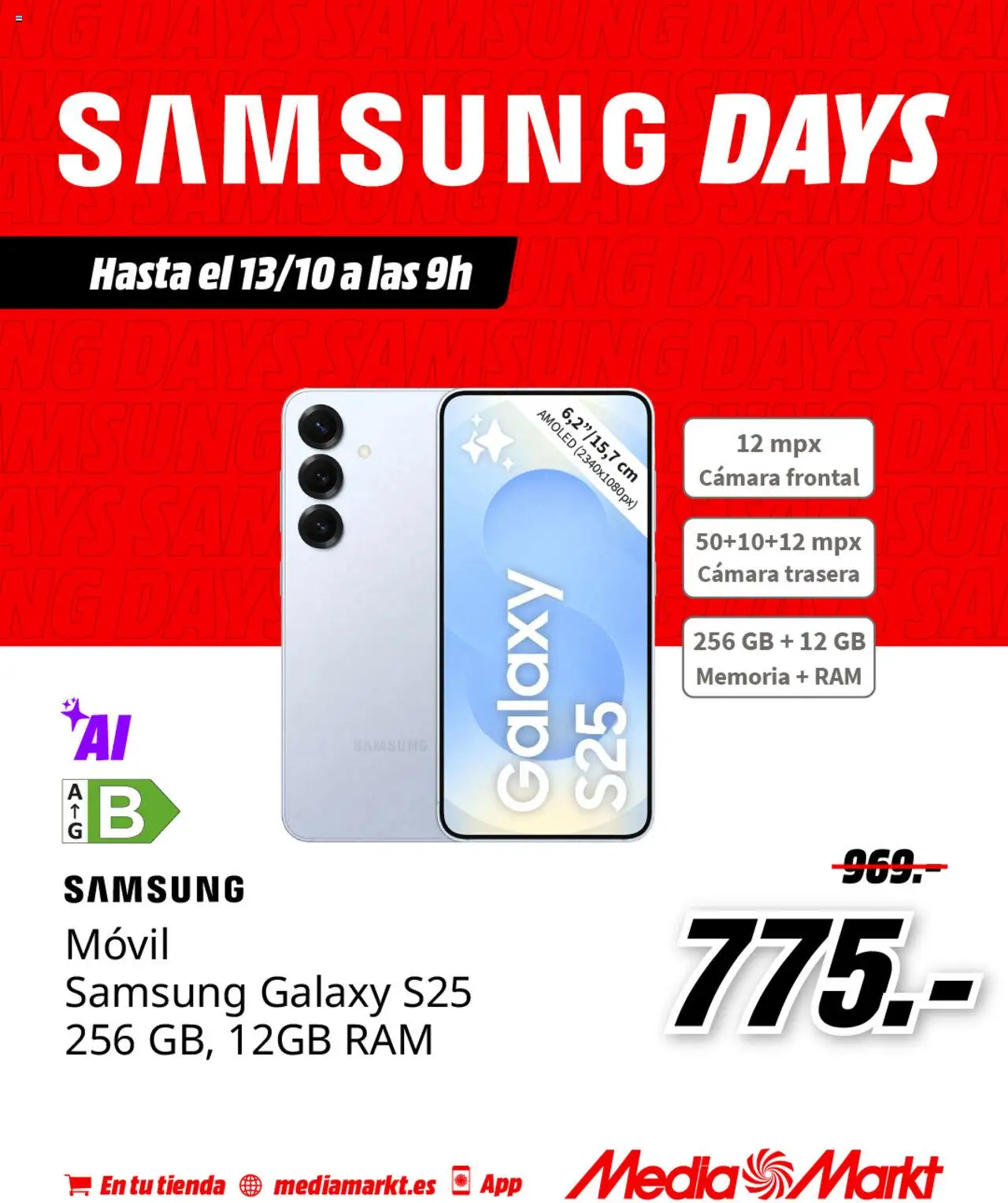 Media Markt folleto │ válido desde el 09.10.2025 | Página: 3 | Productos: Cámara