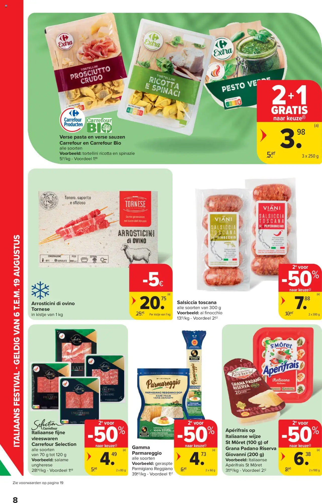  | Pagina: 8 | Producten: Pasta, Ricotta, Spinazie
