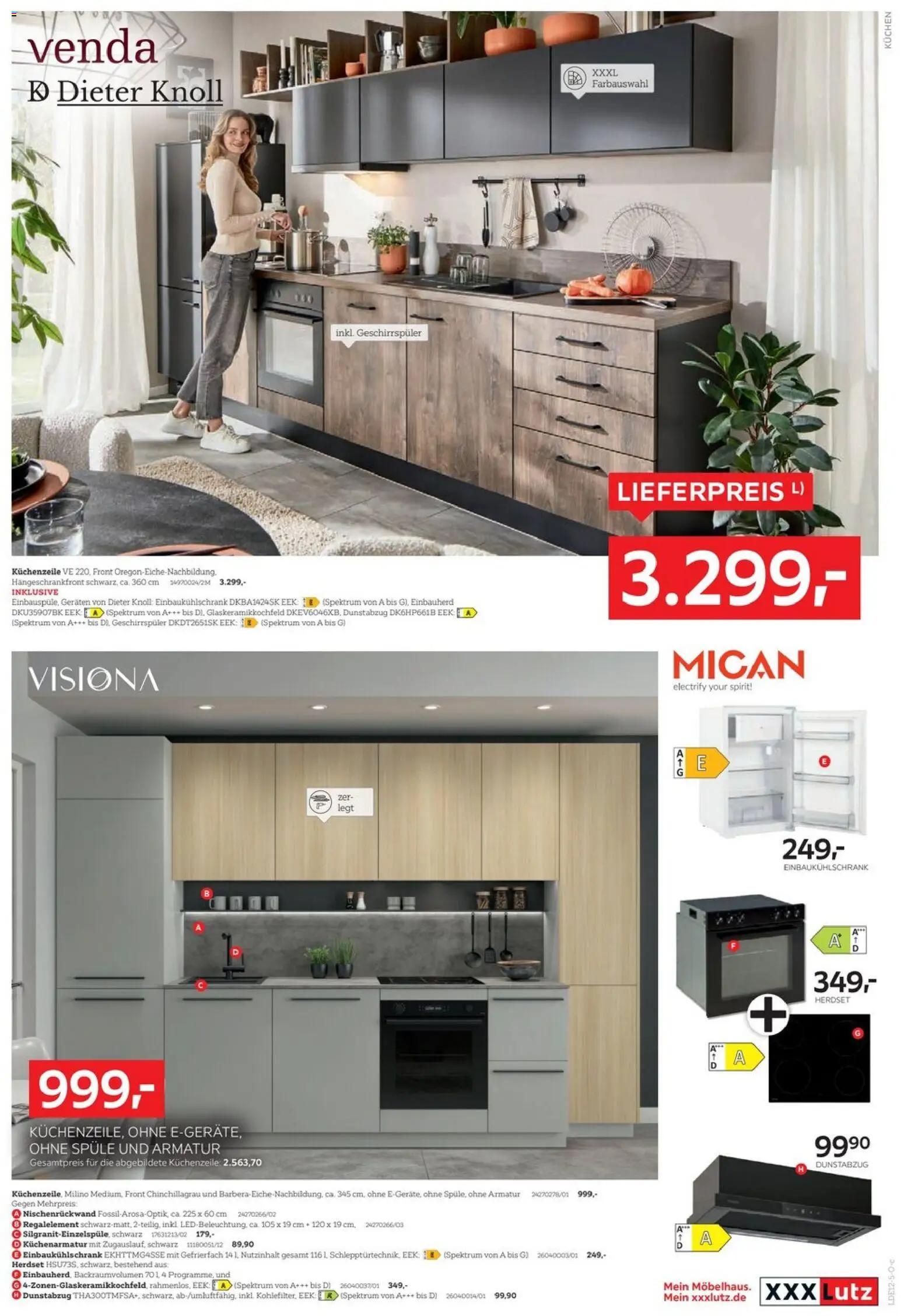 XXXL Lutz Prospekt 	 – gültig ab 20.12.2025 | Seite: 19 | Produkte: Geschirrspüler, Küchenzeile, Dunstabzug, Kuchen
