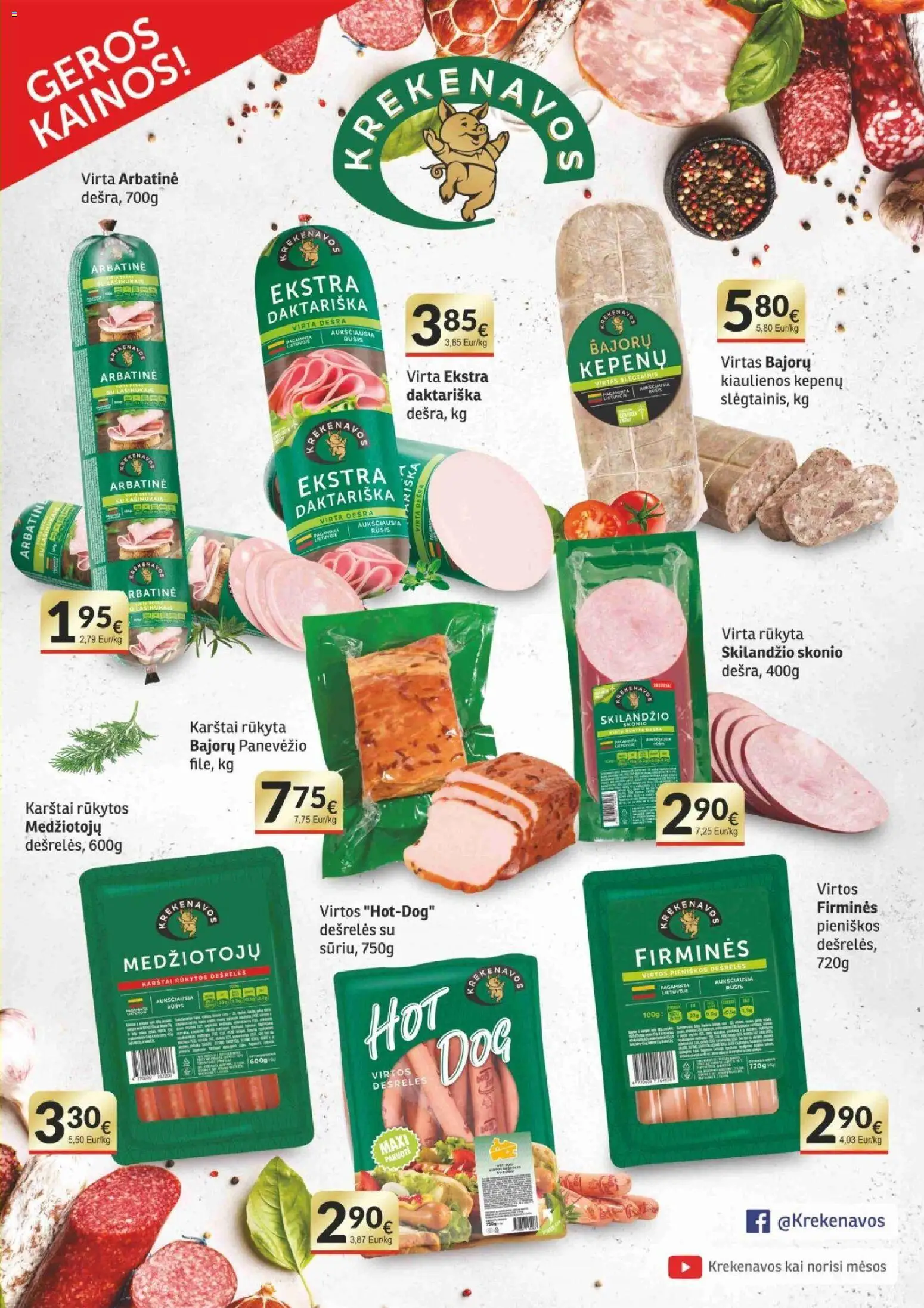 Koops akcijos nuo 15.12.2025 | Puslapis: 3 | Prekių: Kiaulienos, Dešrelės, Dešra