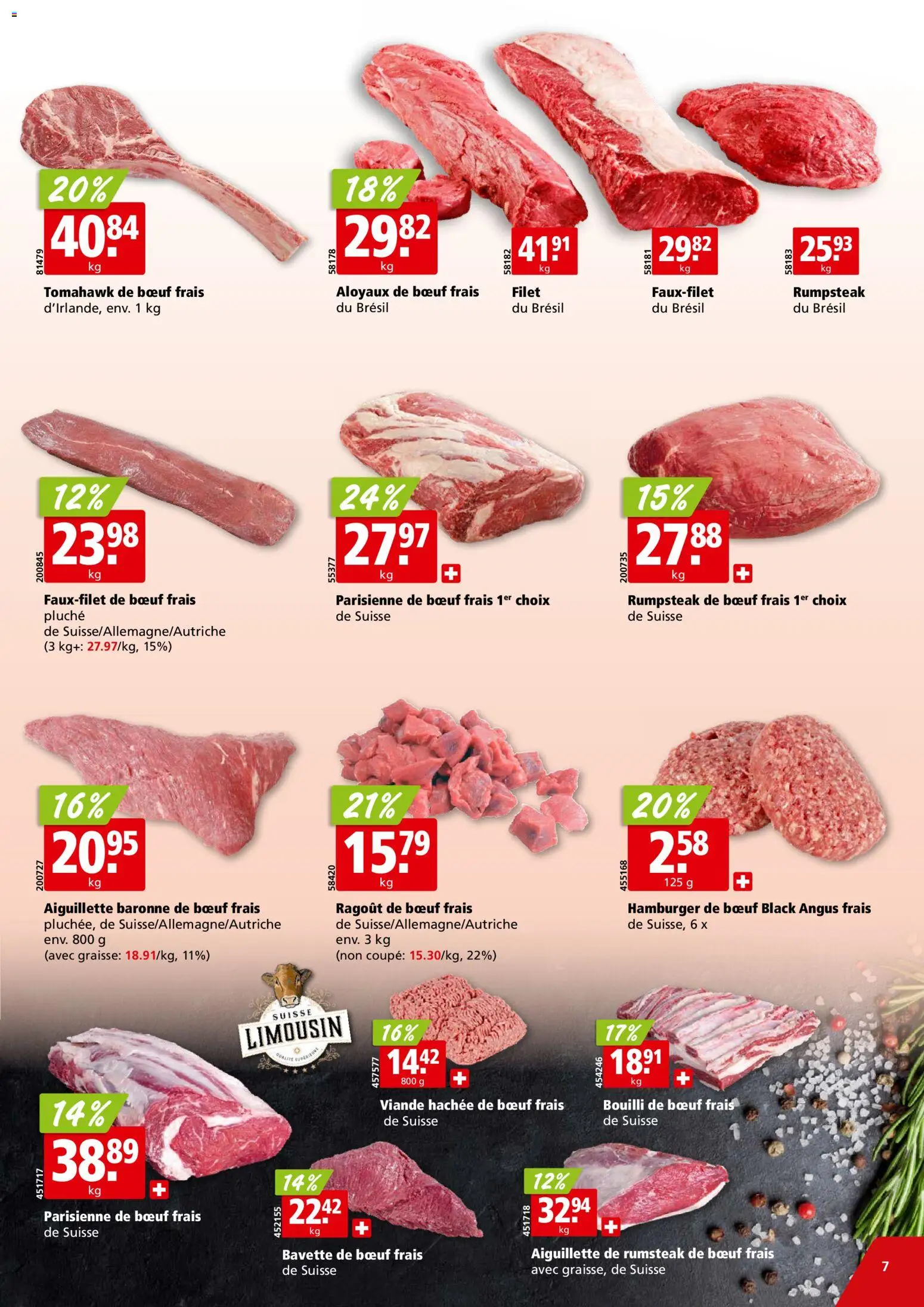 Aligro aktionen Chavannes, Matran, Genève, Sion – gültig ab 23.03.2026 | Seite: 7