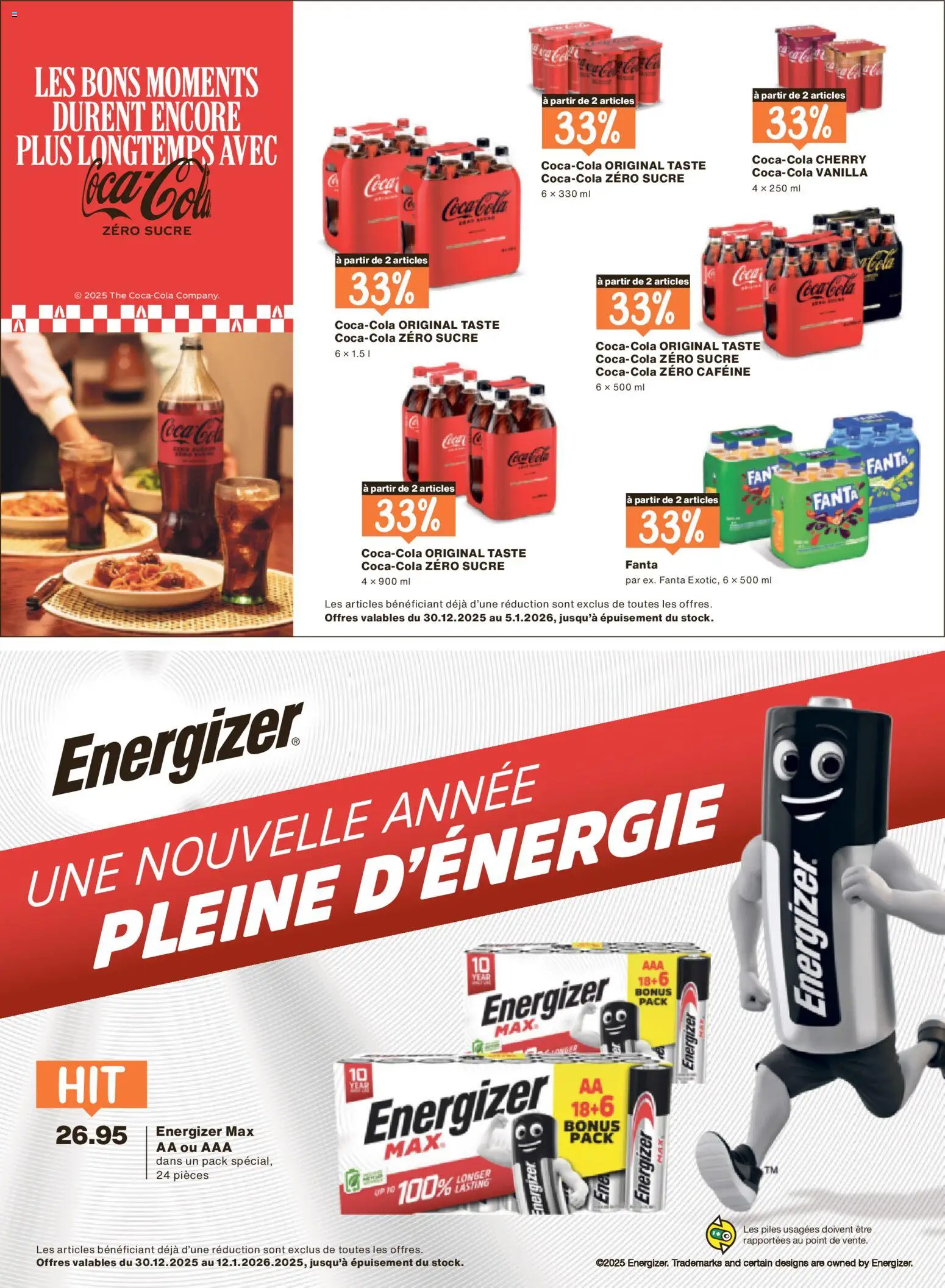 Migros Magazin FR – gültig ab 29.12.2025 | Seite: 3 | Produkte: Coca Cola, Fanta