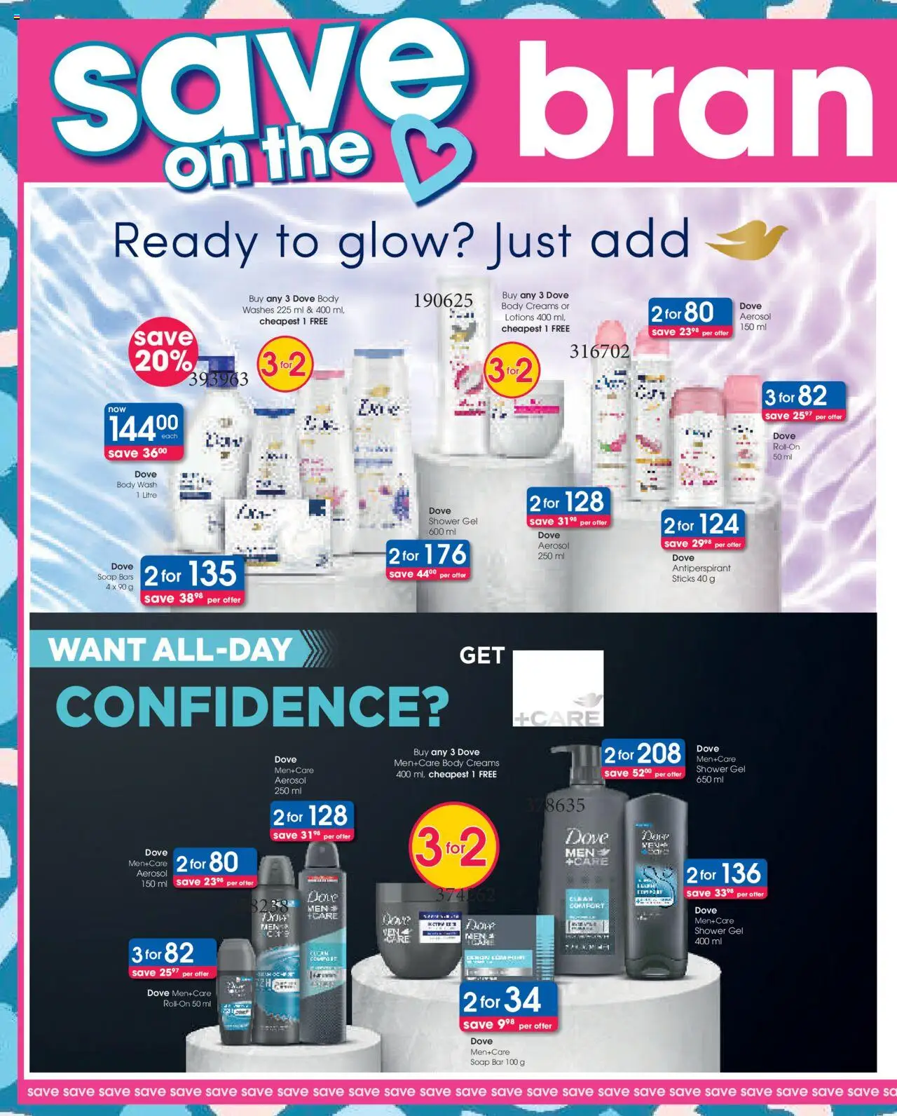 Clicks Specials │ valid from 07.08.2025 | Page: 12 | Products: Shower, Soap, Antiperspirant, Body wash