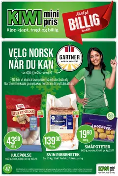 Forhåndsvisning av Kiwi kundeavis gyldig fra 17.11.2025