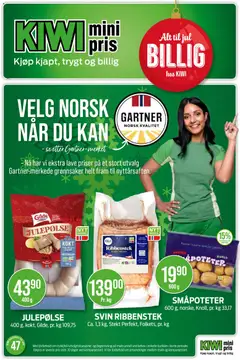 Forhåndsvisning av Kiwi kundeavis gyldig fra 17.11.2025
