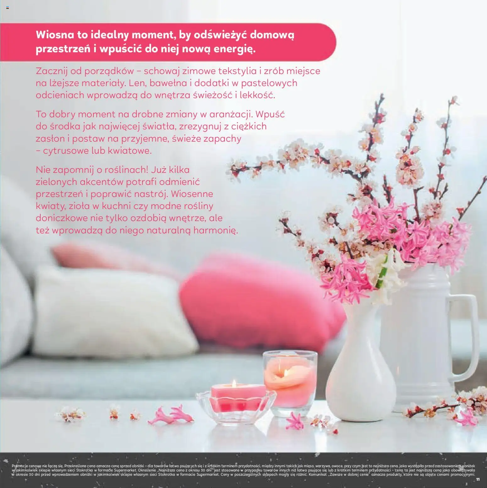 Stokrotka gazetka - Grill od 23.04.2026 | Strona: 11 | Produkty: Stokrotka, Rośliny doniczkowe, Rosliny, Tekstylia