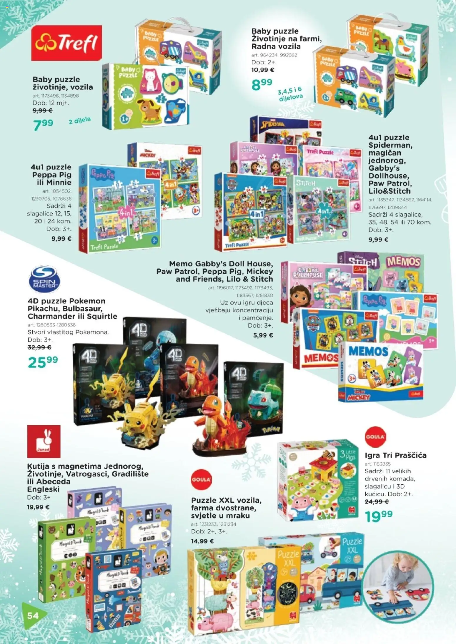 Baby Center katalog | vrijedi od 01.11.2025 | Stranica: 54 | Proizvodi: Kutija, Igra