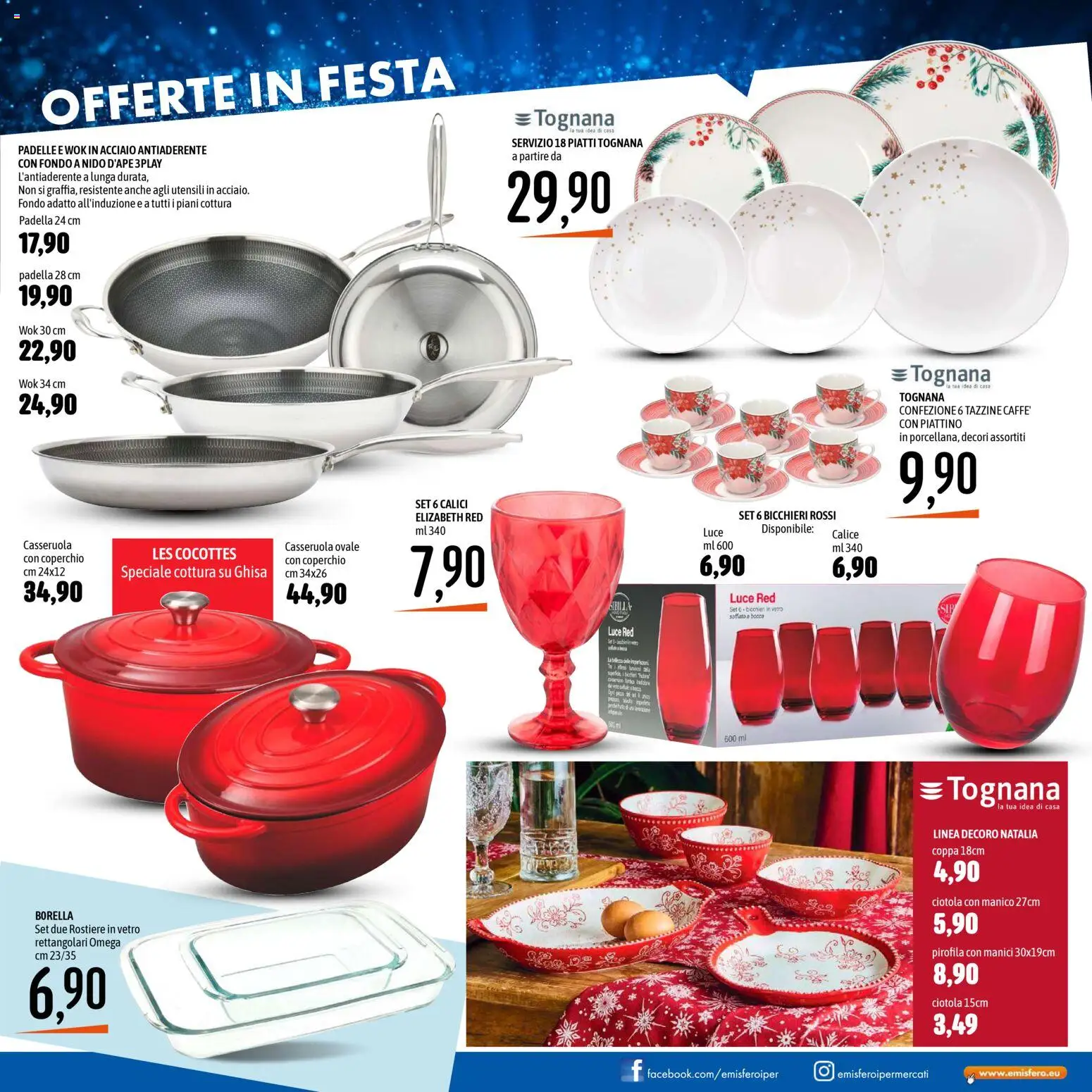 Volantino Emisfero del 27.11.2025 | Pagina: 29 | Prodotti: Calice, Caffè, Padella, Ciotola