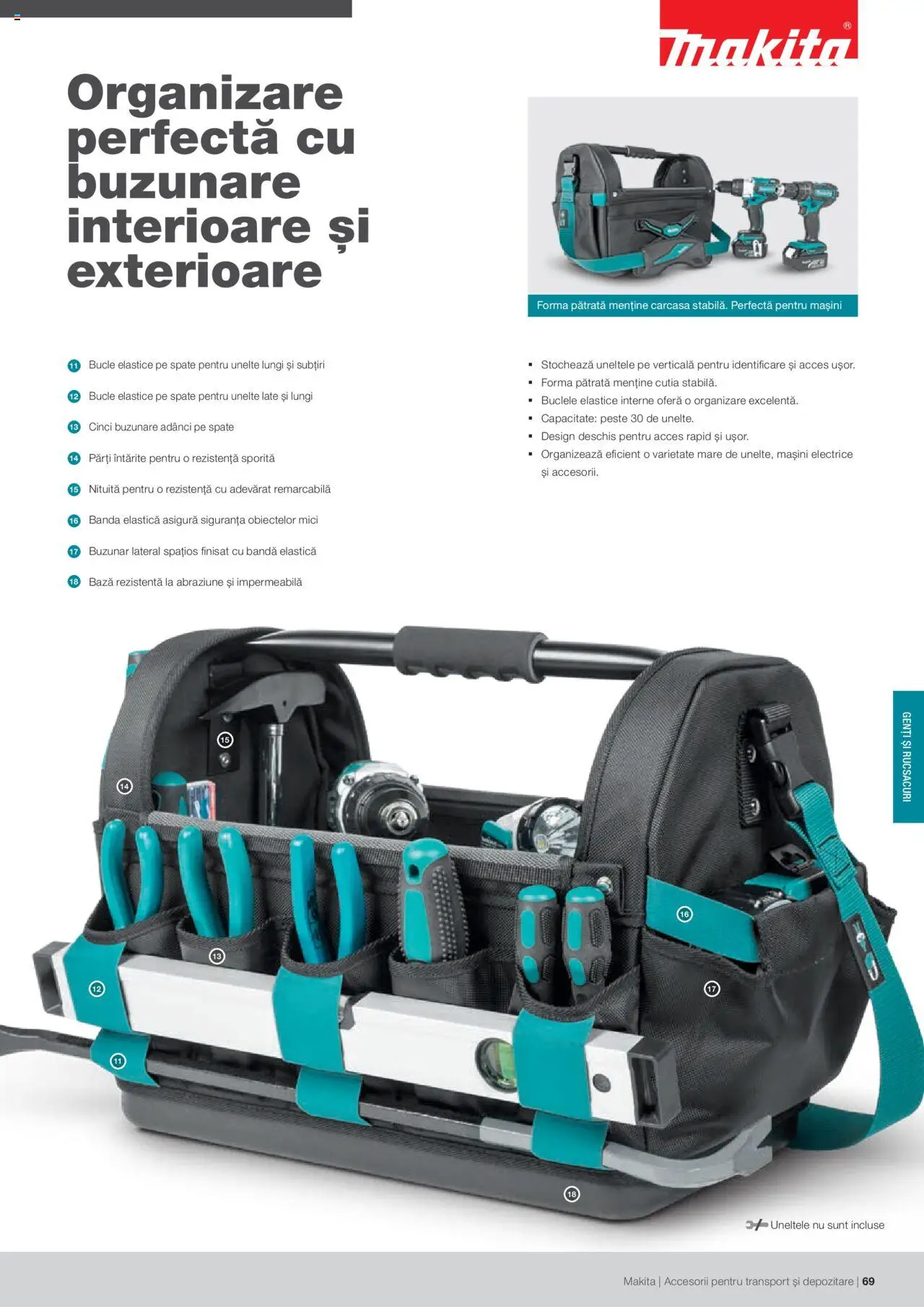 Makita catalog - Accesorii pentru transport si depozitare   – valabil de la 06.09.2021 | Pagină: 69