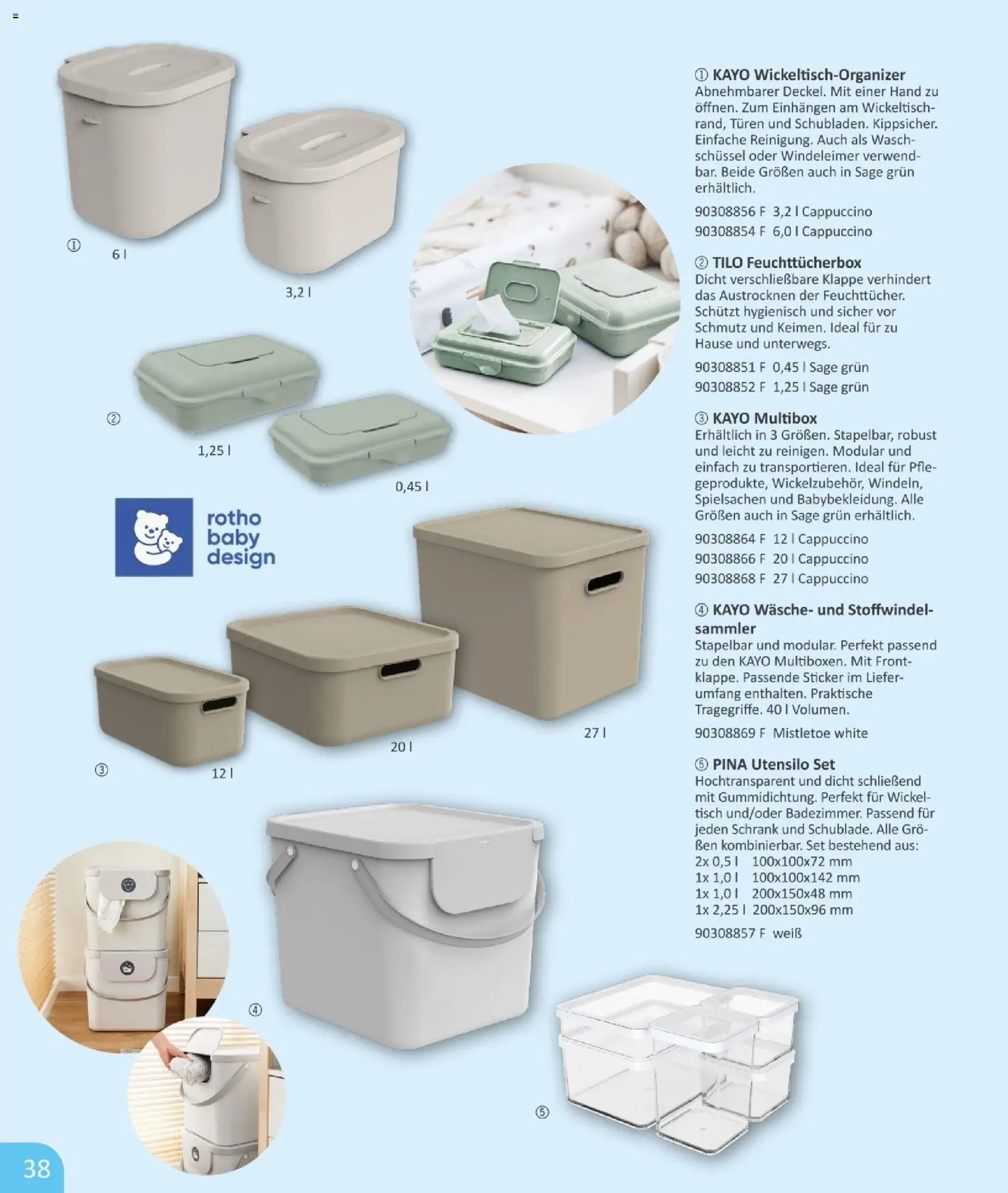 Vedes  Babykatalog  – gültig ab 01.01.2026 | Seite: 38 | Produkte: Tisch, Schrank, Wickeltisch