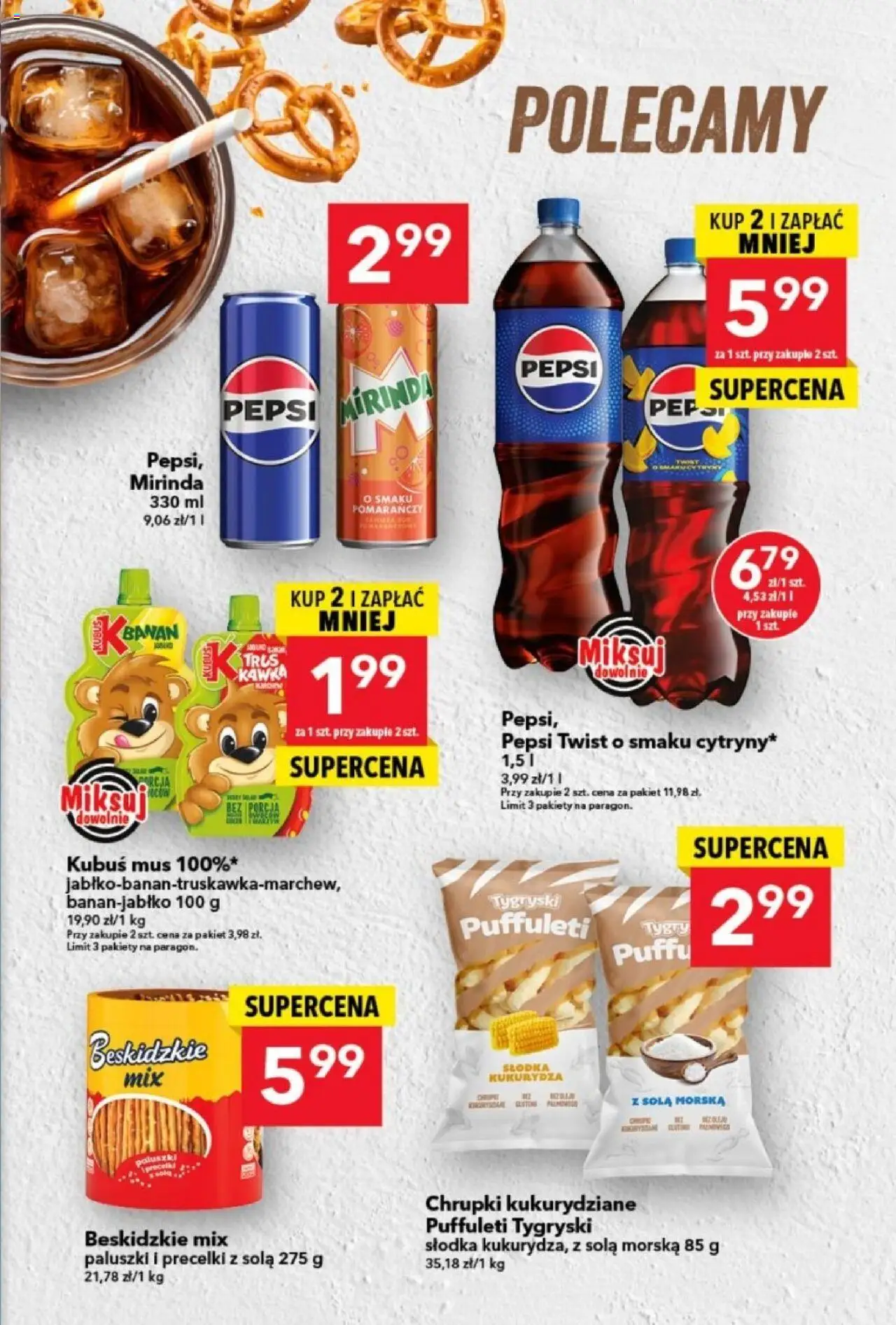 Lewiatan gazetka - Katowice od 11.09.2025 | Strona: 13 | Produkty: Chrupki, Pepsi, Kukurydza, Paluszki