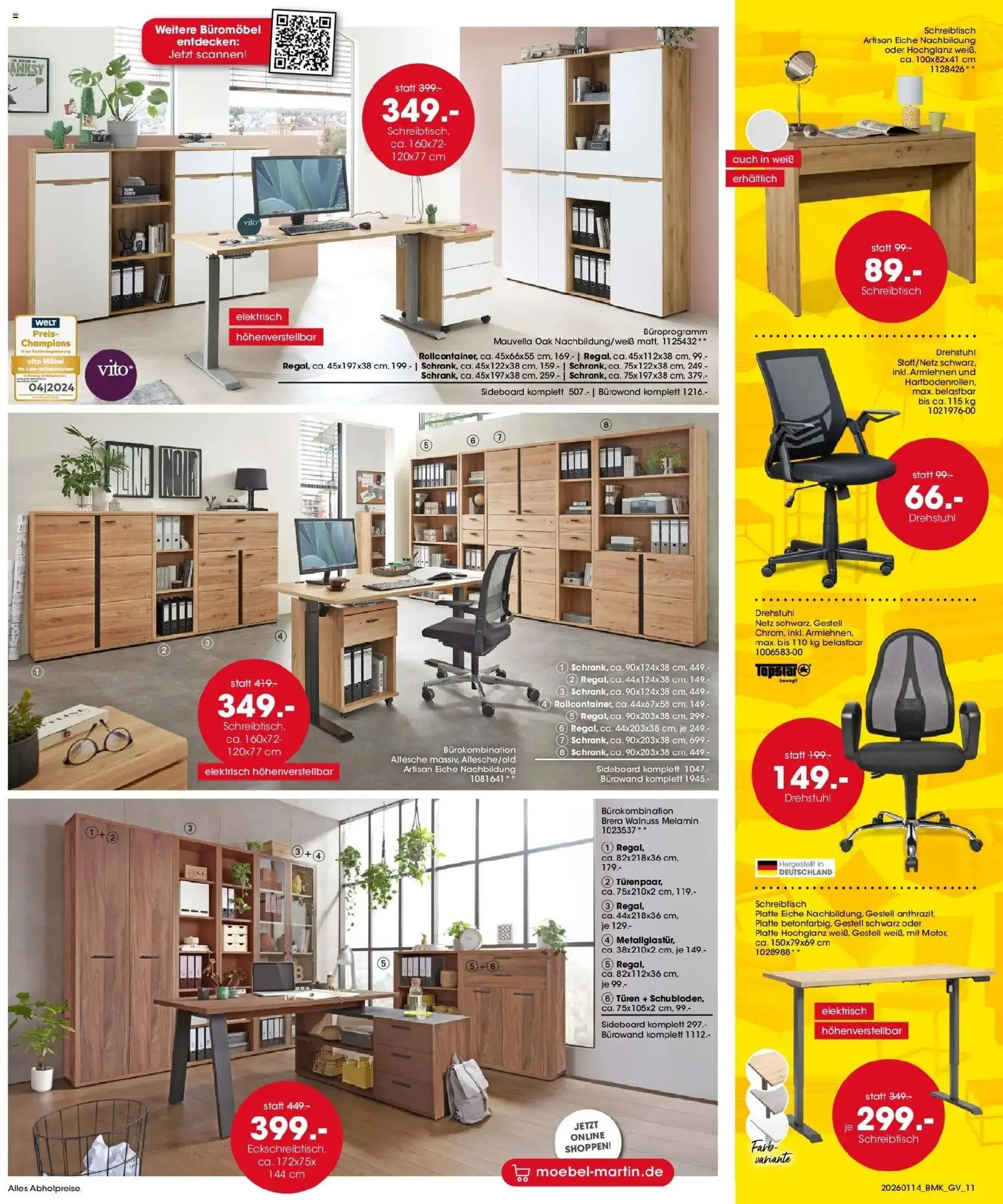 Möbel Martin Prospekt Sale  – gültig ab 14.01.2026 | Seite: 11 | Produkte: Sideboard