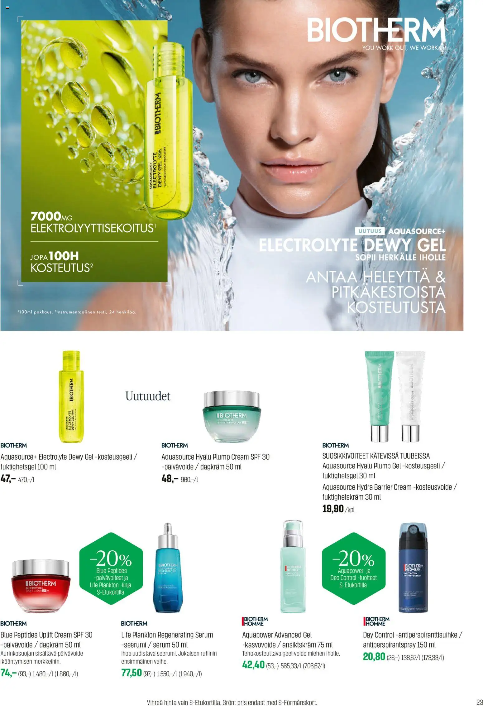 Sokos tarjoukset – voimassa 26.01.2026 alkaen | Sivu: 23 | Tuotteet: Seerumi, Kasvovoide