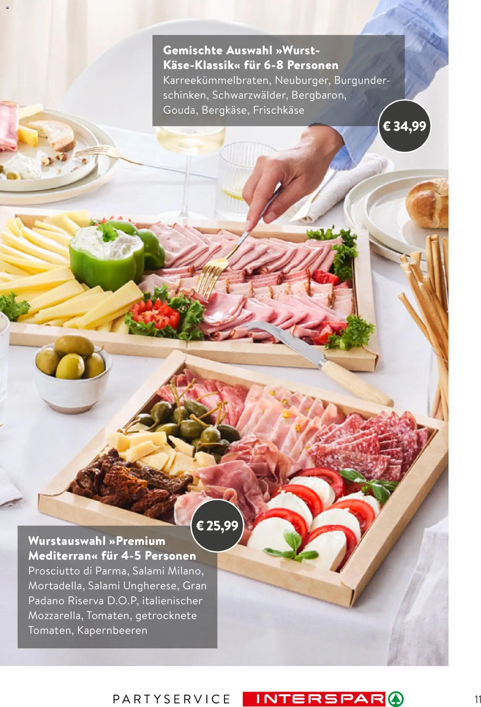 Interspar Party Service gültig ab 26.01.2026 | Seite: 11 | Produkte: Salami