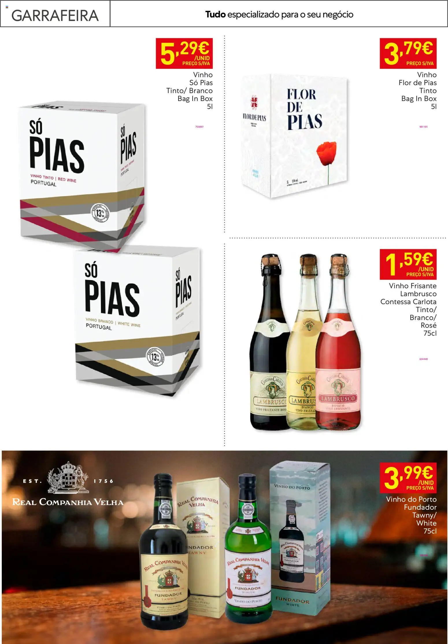 Recheio - Horeca Bons Negócios │ válido de 24.02.2026 | Página: 30 | Produtos: Vinho, Vinho tinto