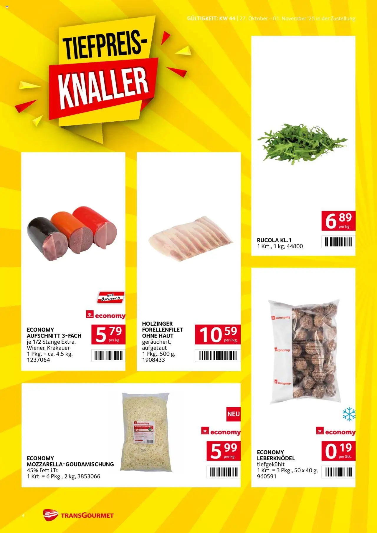 Transgourmet  Zustellaktion gültig ab 27.10.2025 | Seite: 4