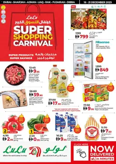 Preview of Lulu Hypermarket - Super Shopping Deals - Dubai & Northern Emirates valid from 18.12.2025