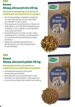Aveve Gids kleine herkauwers - Voorbeeld van een folder van Aveve, geldig van 23.02.2026 | Pagina: 4 | Producten: Gerst, Maïs