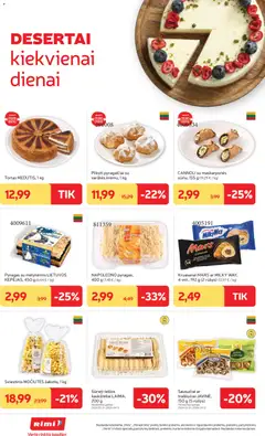 Rimi leidinys galioja nuo 31.03.2026 | Puslapis: 14 | Prekių: Tortas, Pyragas, Traškučiai