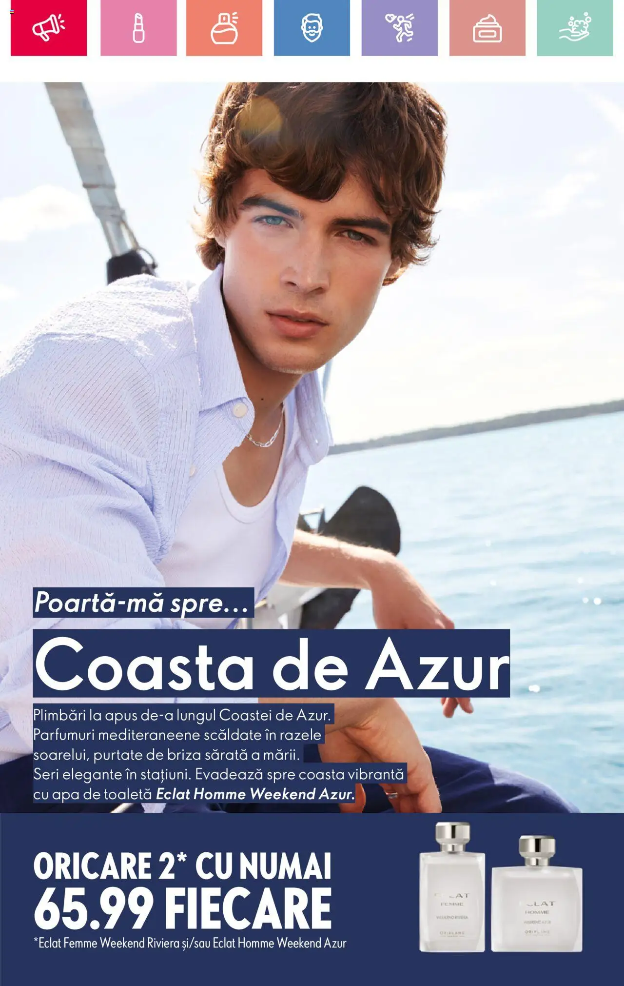 Oriflame catalog 10 2025 – valabil de la 06.07.2025 | Pagină: 80 | Produse: Toaletă, Apă de toaletă, Apă
