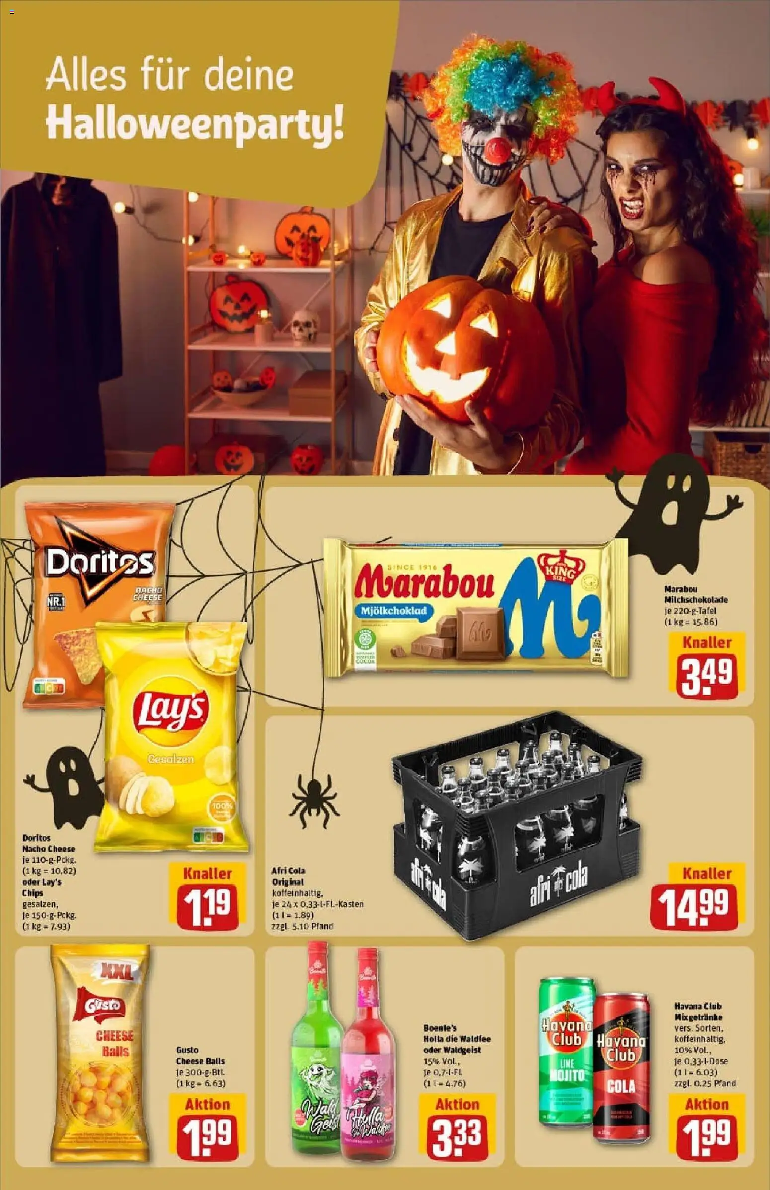 Rewe prospekt Euskirchen	 – gültig ab 26.10.2025 | Seite: 21 | Produkte: Havana club, Cola, Chips