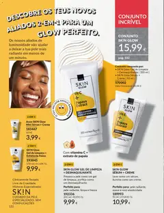 Pré-visualização Avon SKIN Glow Mini Sérum + Creme, Mini Sérum + Creme válido de 01.11.2025 | Página: 132
