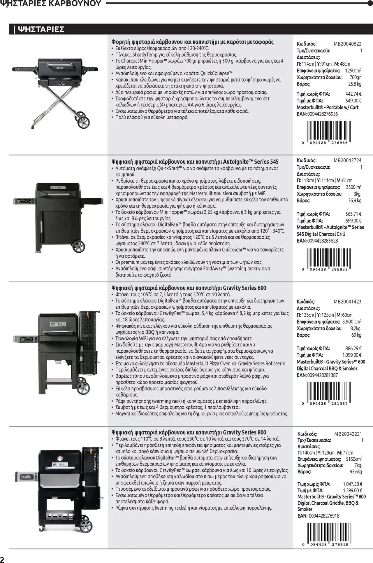 Mangas Home Improvement - Masterbuilt BBQs – σε ισχύ από 01.10.2025 | Σελίδα: 2